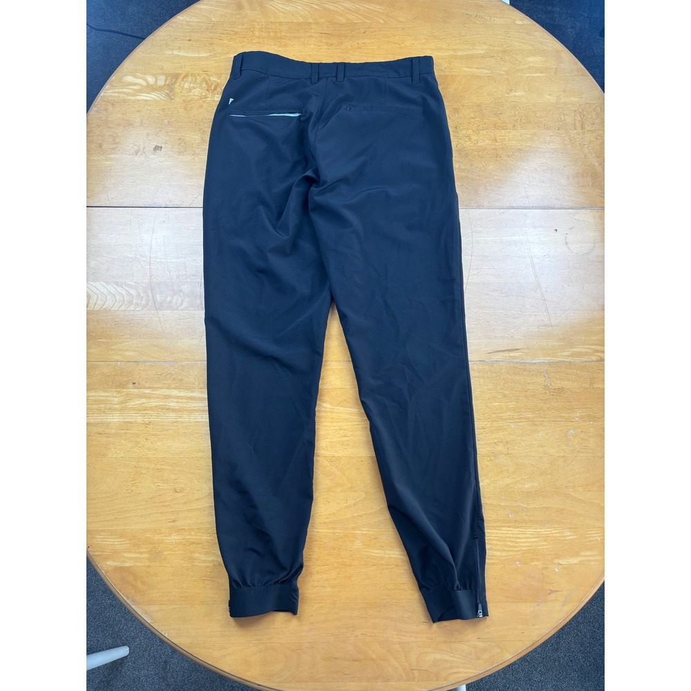 Primo Golf Joggers Mens 30 Regular Black Tapered Ankle Zip Performance Pants - Picture 7 of 7